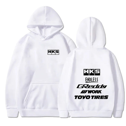 JDM Streetwear Hoodie With Modified Car Graphic Pullover