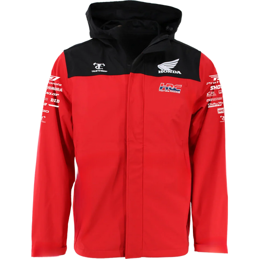 Lightweight Moto Windbreaker Jacket With Hood