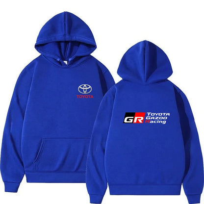 Men’s Racing Pullover Hoodie With Fleece Lining