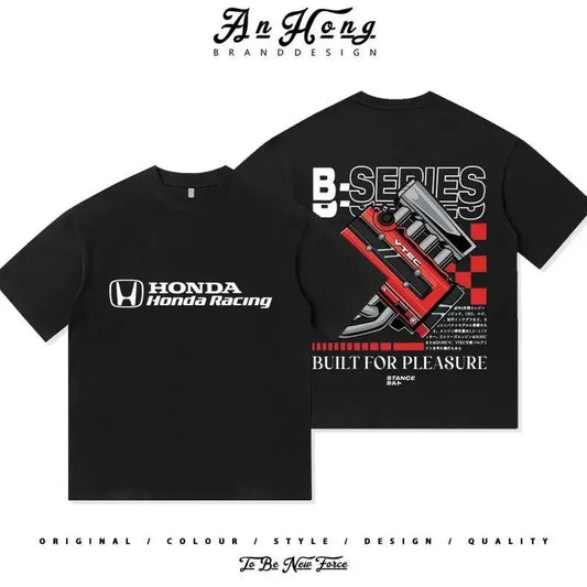 1 Color B-Series Engine JDM Racing T-Shirt for Car Enthusiasts
