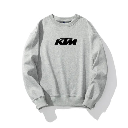 Motocross Print Crewneck Hoodie Sweatshirt for Riders