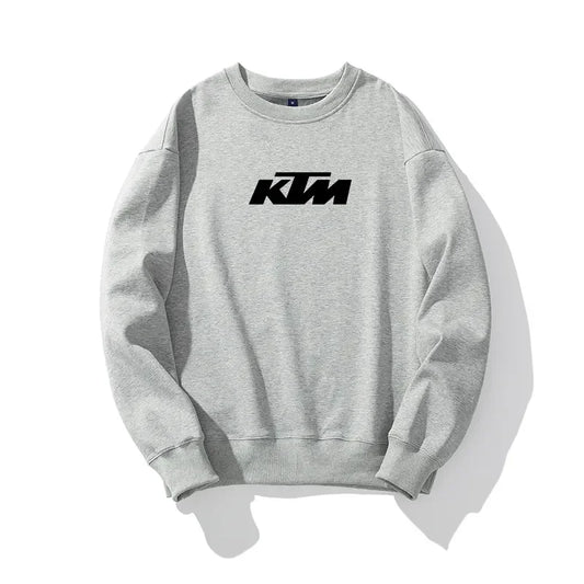 Motocross Print Crewneck Hoodie Sweatshirt for Riders
