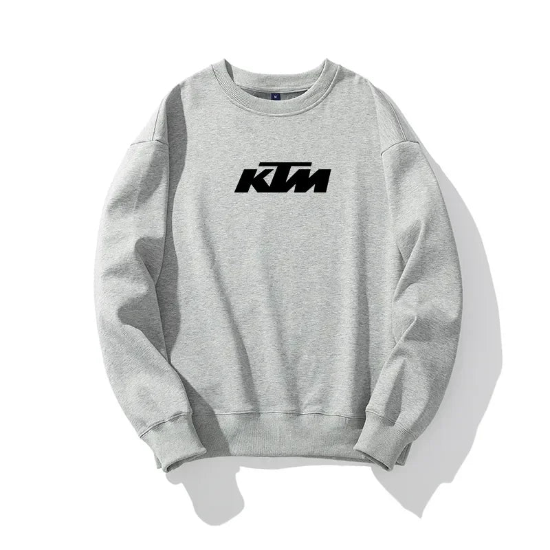 Motocross Print Crewneck Hoodie Sweatshirt for Riders