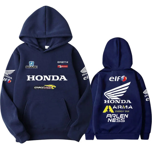 Motorcycle Racing Hoodie Sweatshirt – Cotton Blend