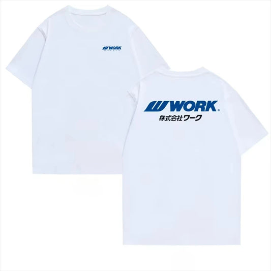 Men’s Cotton Racing Wheel Graphic T‑Shirt