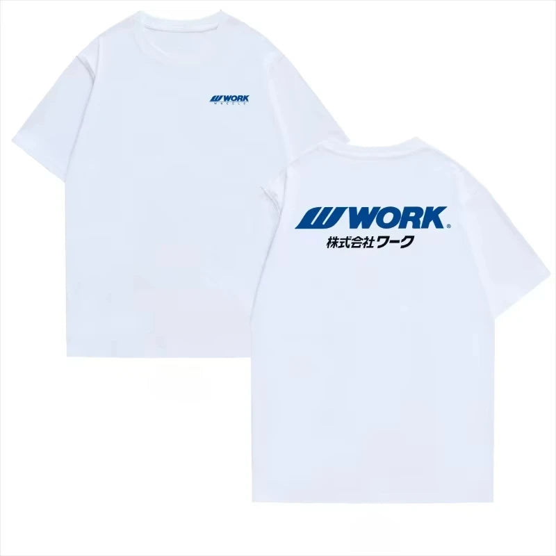 Men’s Cotton Racing Wheel Graphic T‑Shirt