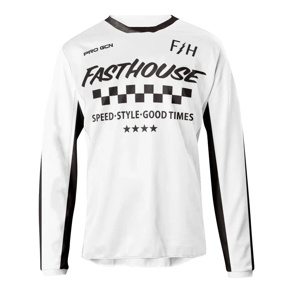 Breathable Long Sleeve MTB Cycling Jersey for Men