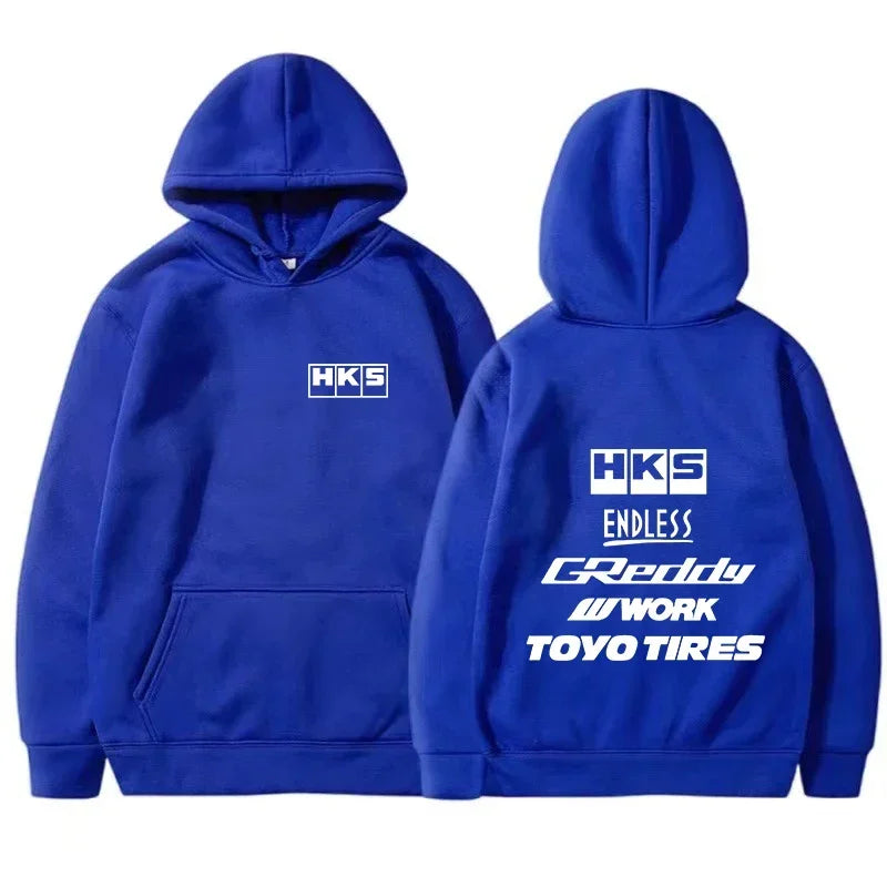JDM Streetwear Hoodie With Modified Car Graphic Pullover
