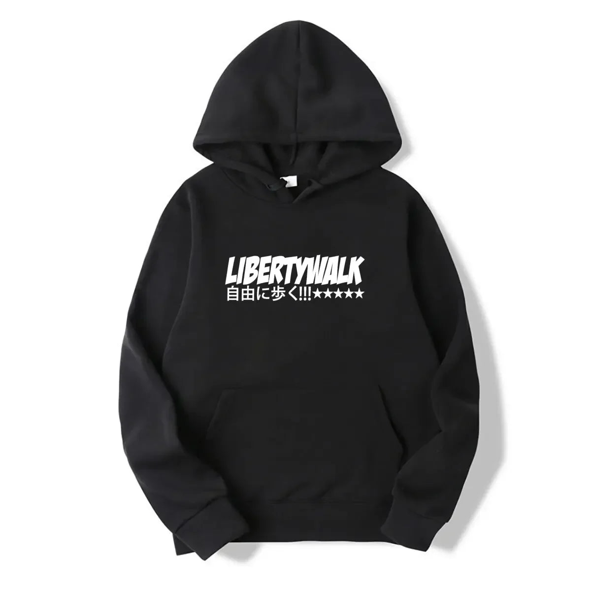 Unisex Printed Fleece Hoodie Pullover For Autumn Winter