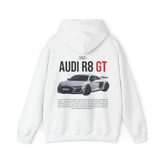 Printed Sports Car Graphic Hoodie for Men and Women