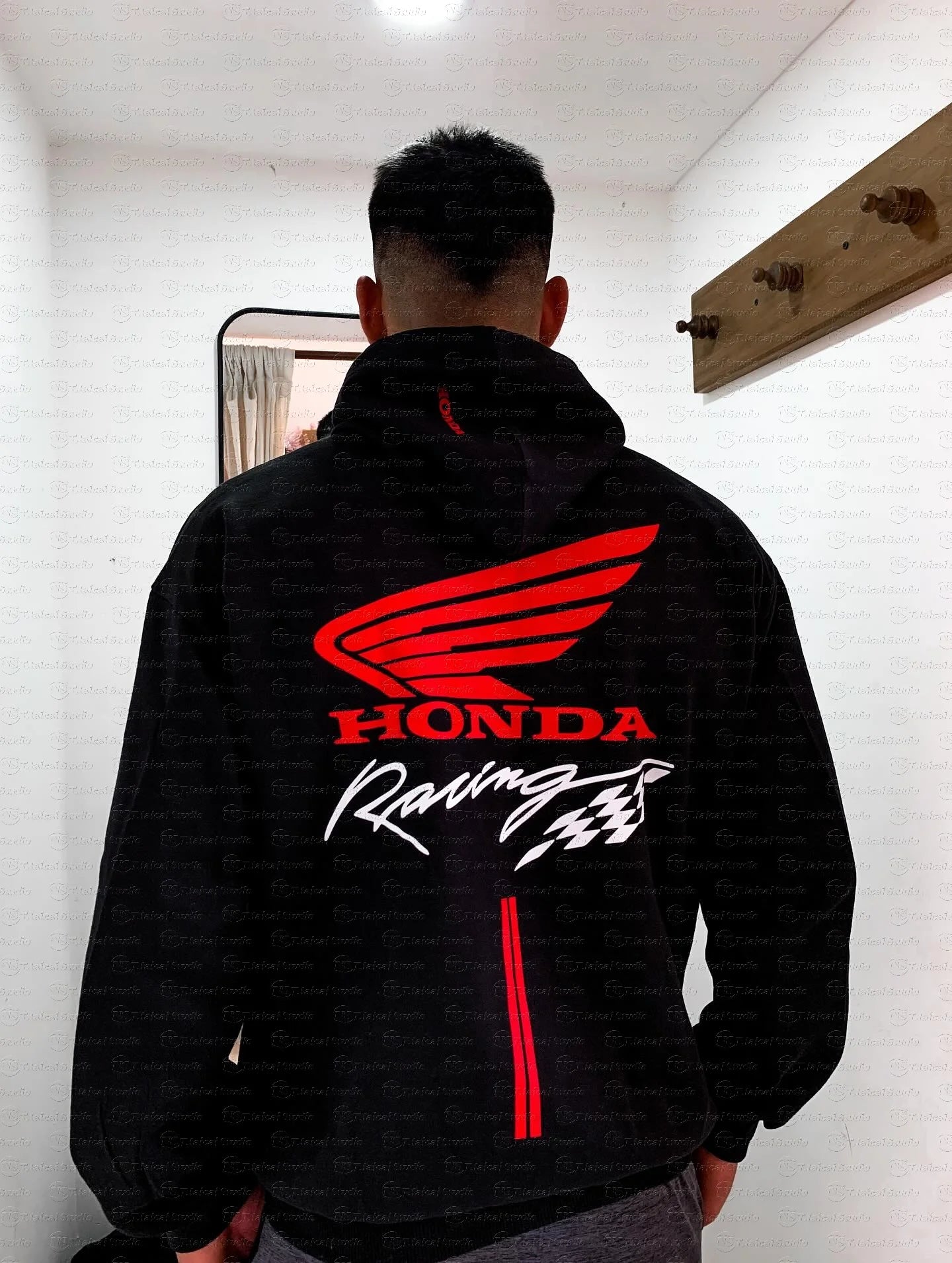 Unisex Motorcycle Hoodie Pullover With Quick-Dry Fabric