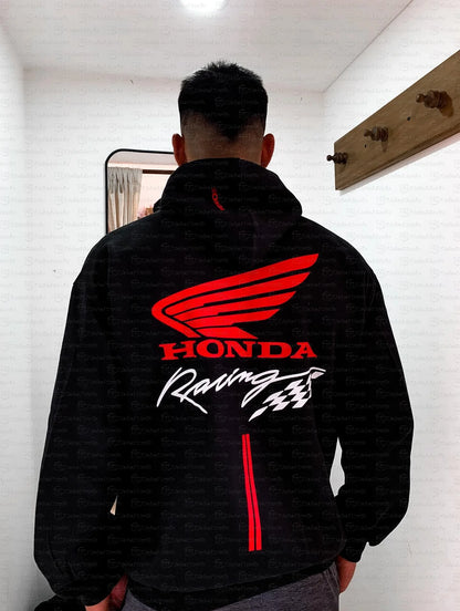 Unisex Motorcycle Hoodie Pullover With Quick-Dry Fabric