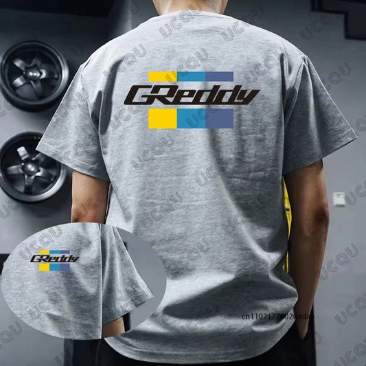Cotton JDM Car Graphic T-Shirt Streetwear Unisex Top
