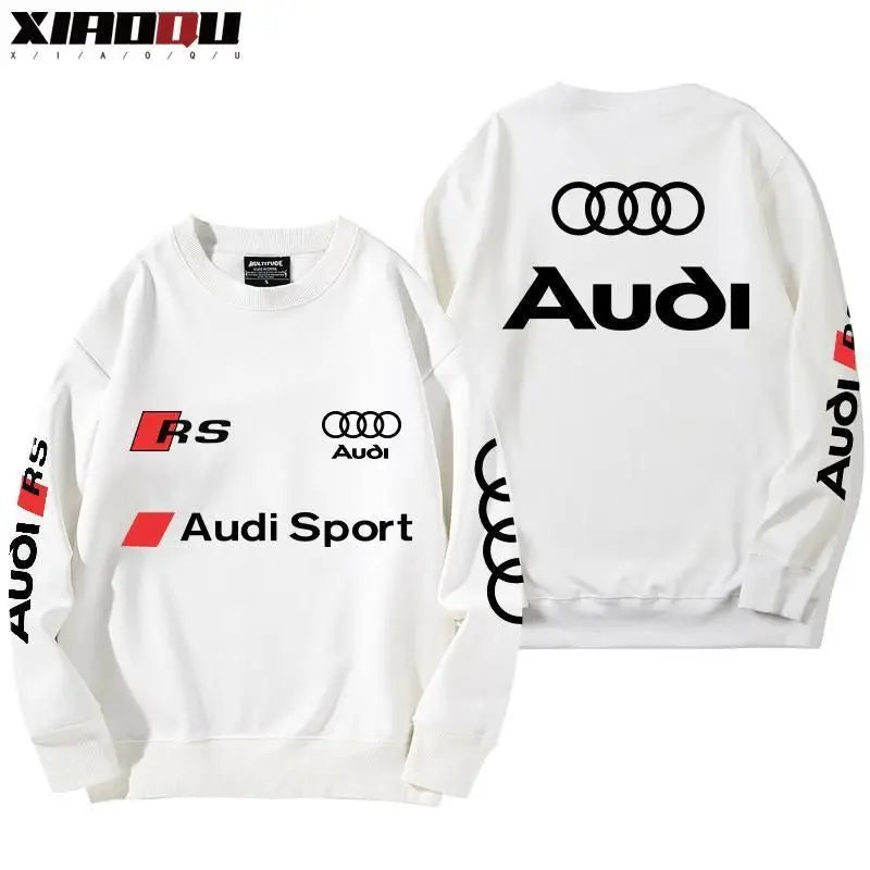 Unisex Pullover Hoodie With RS Print For Autumn Winter