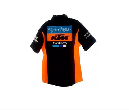 Men’s 3D Motorcycle Graphic T‑Shirt – Breathable