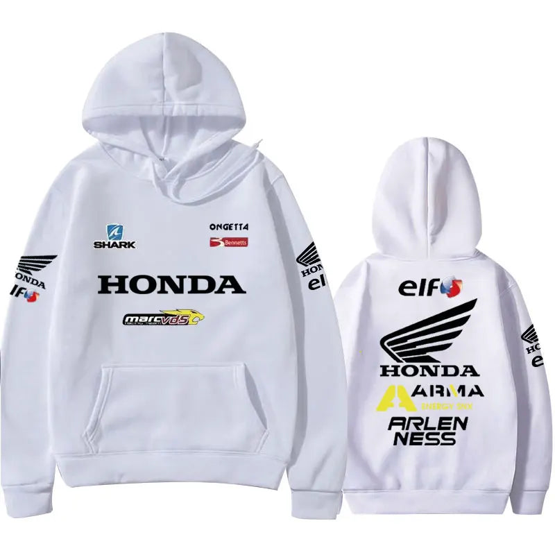 Motorcycle Racing Hoodie Sweatshirt – Cotton Blend