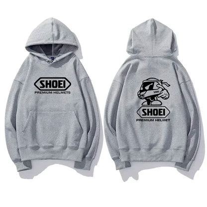 Men's Fleece Hoodie With Cartoon Print Pullover Style