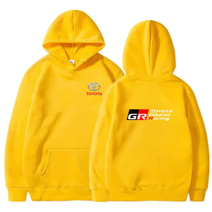 Men’s Racing Pullover Hoodie With Fleece Lining
