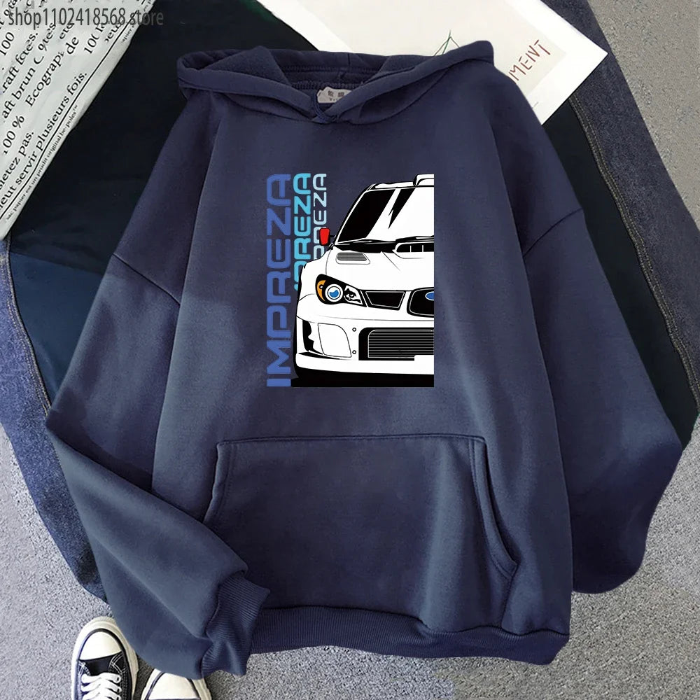 Initial D Anime Hoodie Streetwear Pullover With Fleece