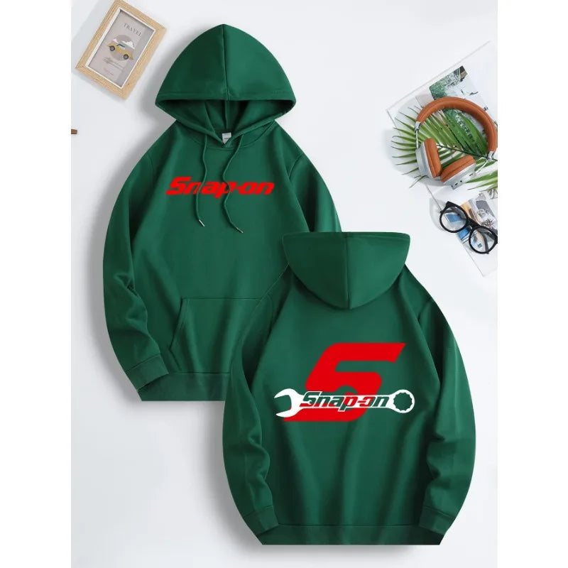 Men's Graphic Pullover Hoodie With Front Kangaroo Pocket