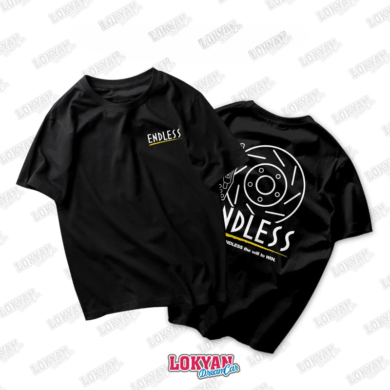 Men’s JDM Car Brake Disc Graphic Cotton T‑Shirt