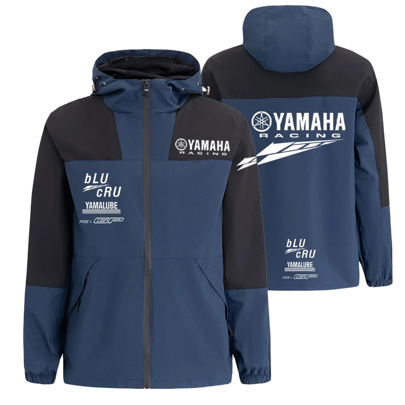 Motorcycle Racing Windbreaker Jacket – Lightweight Hooded