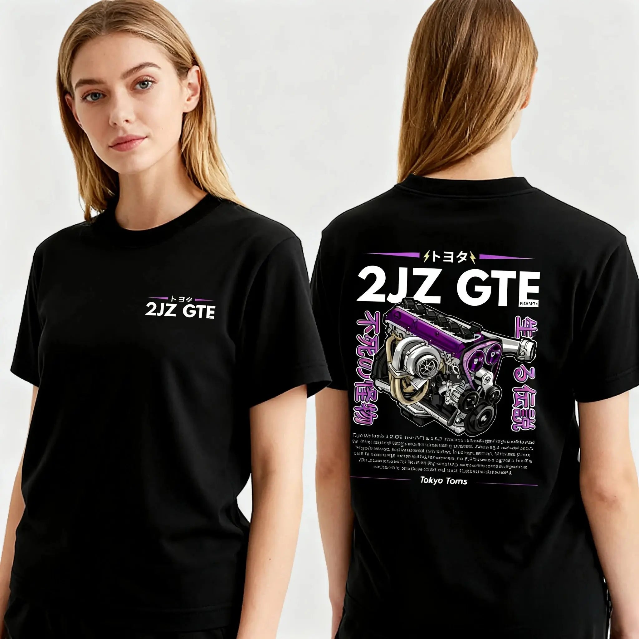 Japanese JDM Car Engine Graphic Tee Unisex T-Shirt