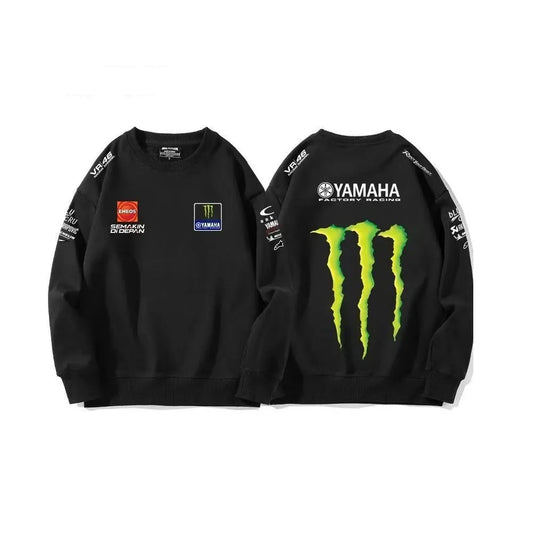 Men's Motocross Crew Neck Sweatshirt Casual Pullover