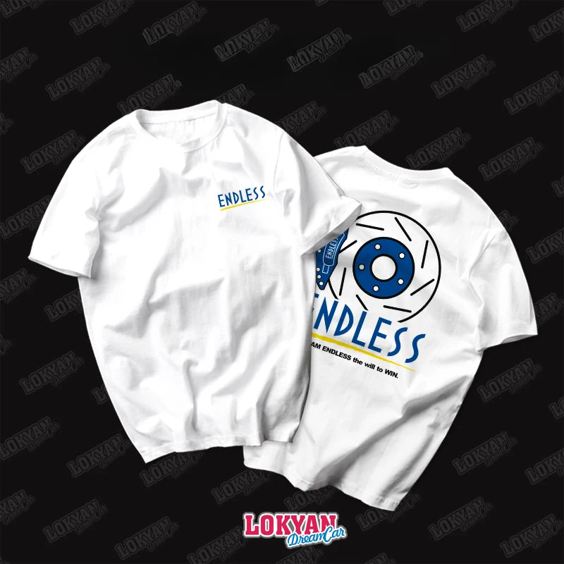 Men’s JDM Car Brake Disc Graphic Cotton T‑Shirt