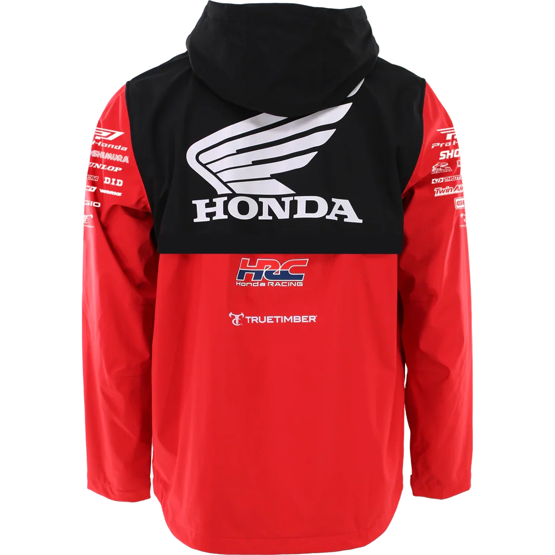 Lightweight Moto Windbreaker Jacket With Hood