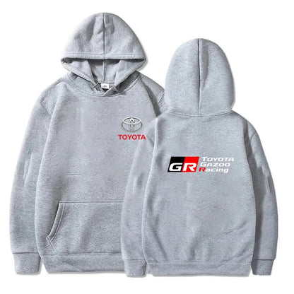 Men’s Racing Pullover Hoodie With Fleece Lining