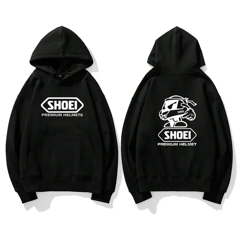 Men's Fleece Hoodie With Cartoon Print Pullover Style