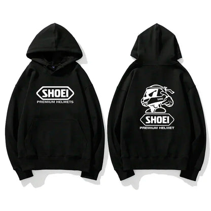 Men's Fleece Hoodie With Cartoon Print Pullover Style