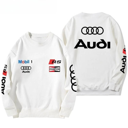Unisex Pullover Hoodie With RS Print For Autumn Winter