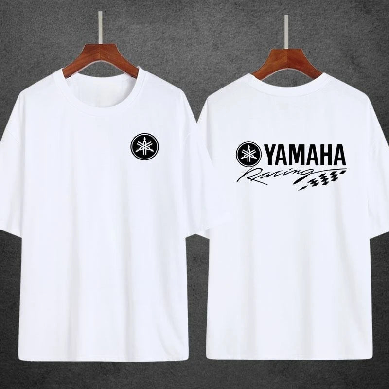 Men’s Cotton Motorcycle Graphic T‑Shirt Short Sleeve