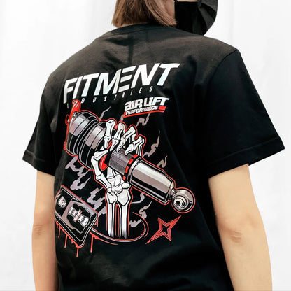 Men’s Skull Car Graphic T-Shirt – Quick-Dry Cotton