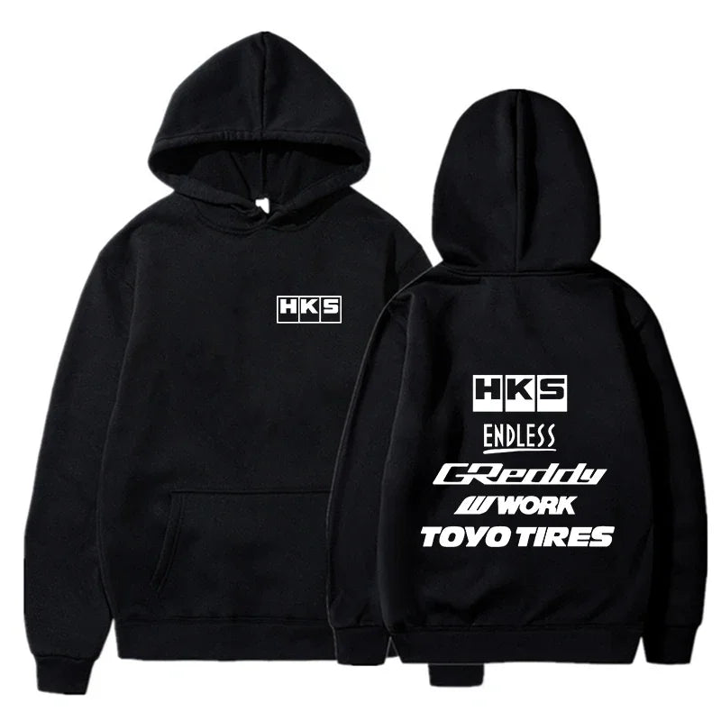 JDM Streetwear Hoodie With Modified Car Graphic Pullover