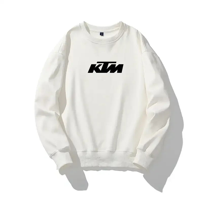 Motocross Print Crewneck Hoodie Sweatshirt for Riders