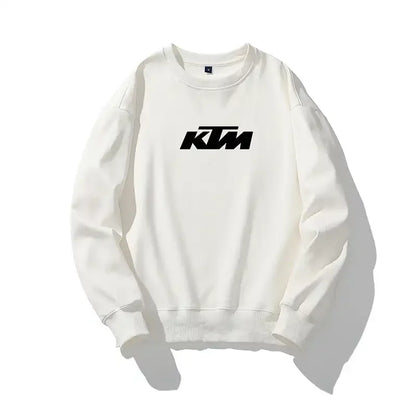 Motocross Print Crewneck Hoodie Sweatshirt for Riders