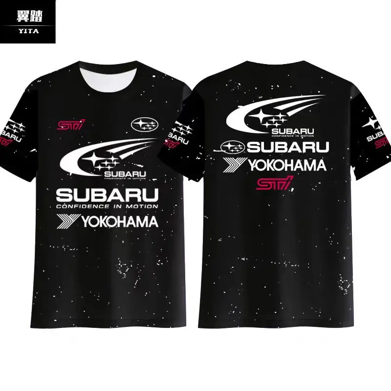 Lavender Color JDM Leopard Car Graphic 3D T-Shirt For Men And Women