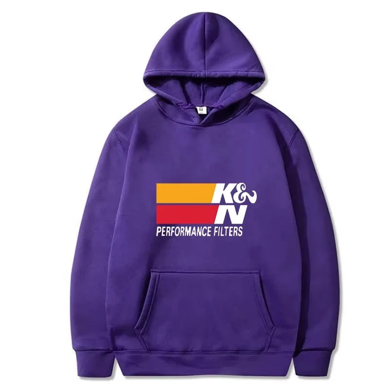 Men's Graphic Pullover Hoodie For Car Enthusiasts
