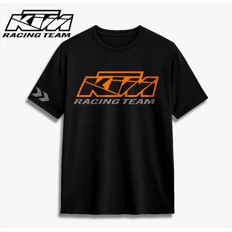 Men's Cotton Motocross T-Shirt – Breathable Streetwear