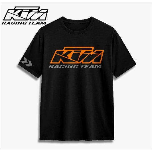 Men's Cotton Motocross T-Shirt – Breathable Streetwear