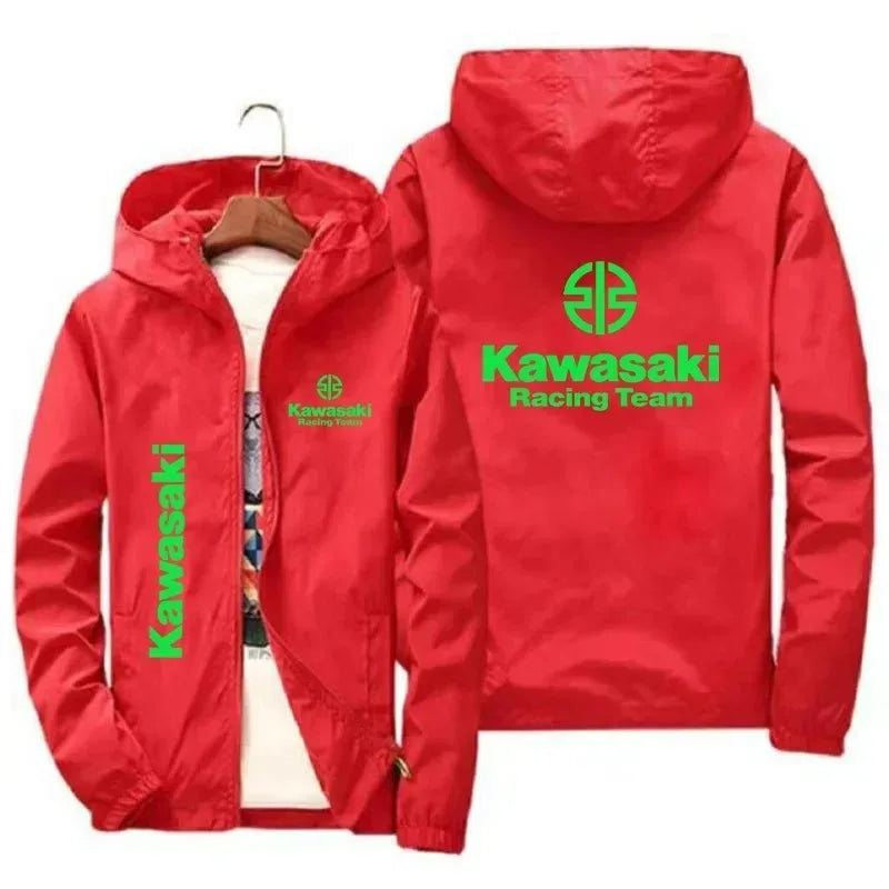 Men’s Racing Team Hooded Jacket With UV Protection