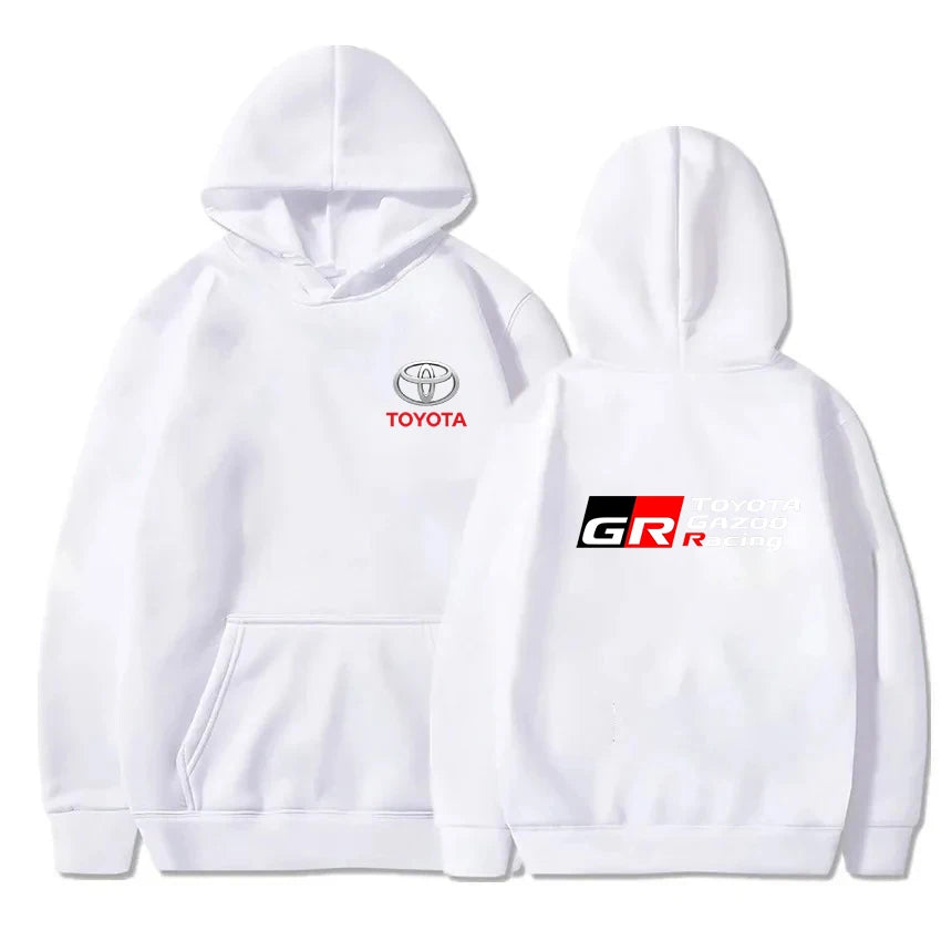 Men’s Racing Pullover Hoodie With Fleece Lining