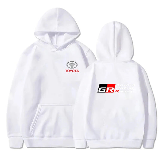 Men’s Racing Pullover Hoodie With Fleece Lining