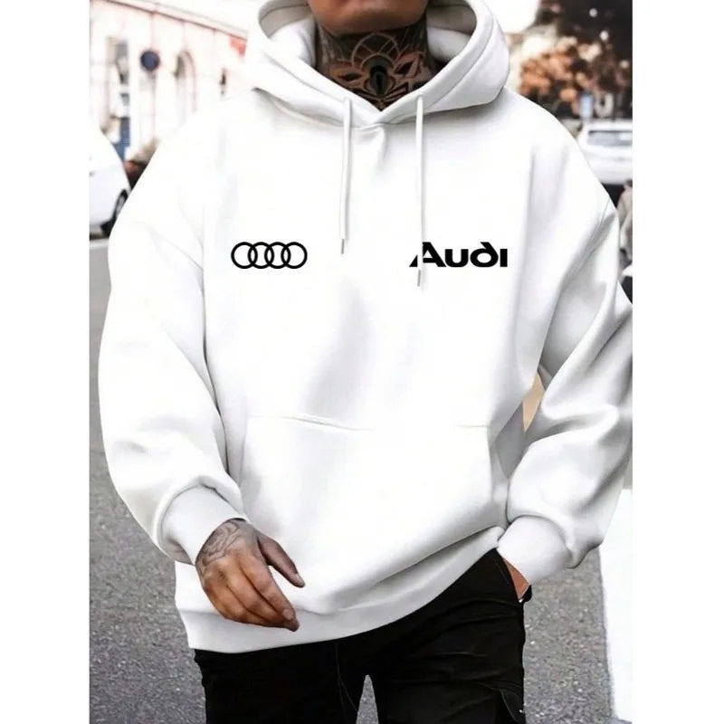 Men's Cotton Streetwear Hoodie For Autumn And Winter