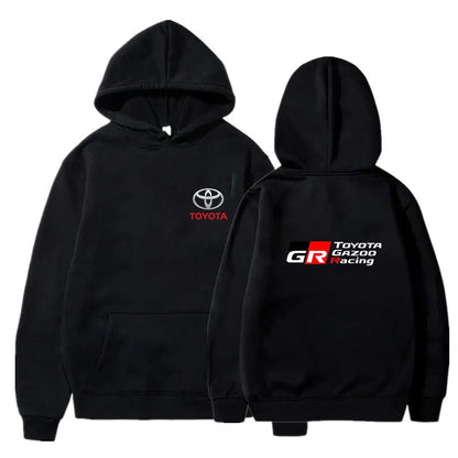 Men’s Racing Pullover Hoodie With Fleece Lining