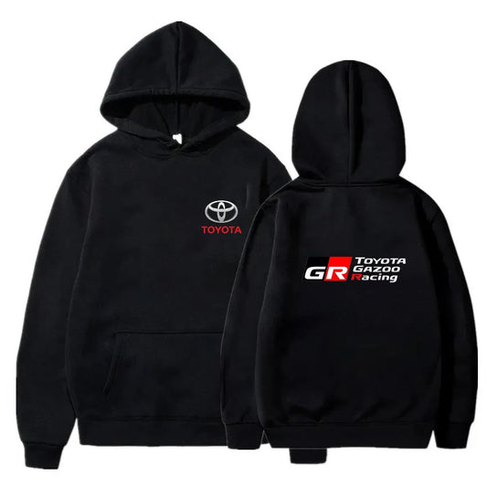 Men’s Racing Pullover Hoodie With Fleece Lining