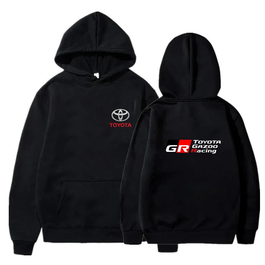 Men’s Racing Pullover Hoodie With Fleece Lining